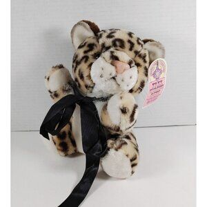 Circus Circus Leopard Plush 9" Stuffed Animal Las Vegas Vintage  Jungle Friend